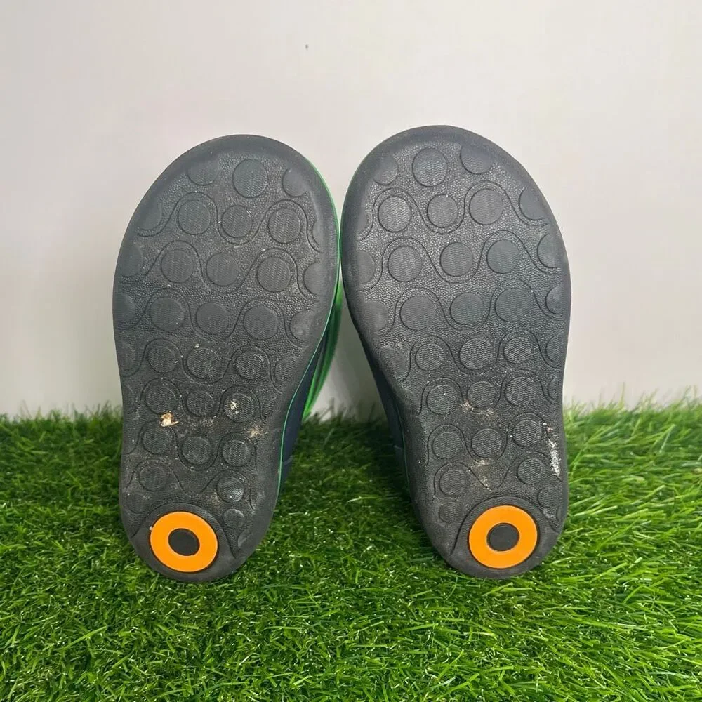 Bogs Kids Rain Boots Size 10 Waterproof Rubber Black Green Pull On Boots - Picture 7 of 7